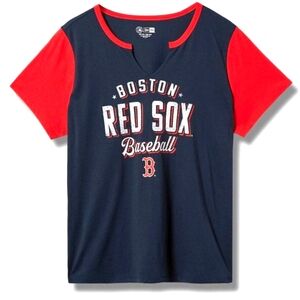 ❤️NWT TORRID MLB OFFICIAL BOSTON RED SOX BASEBALL TEE - PLUS SIZE SHIRT